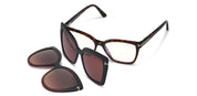 DOUBLE CLIP ON BLUE BLOCK OPTICALS