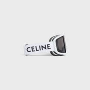 CELINE SKI MASK IN PLASTIC WITH METAL STUDS