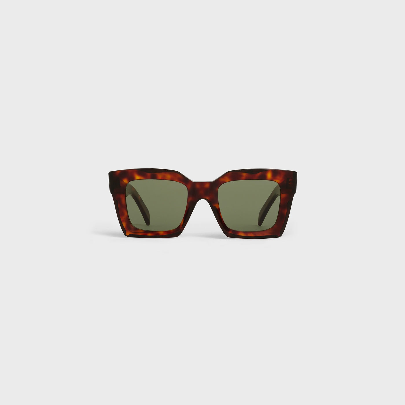 Square S130 Sunglasses In Acetate Red Havana